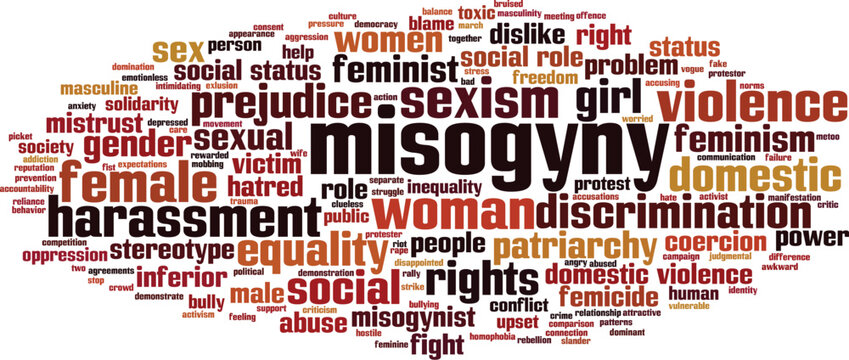 Misogyny word cloud