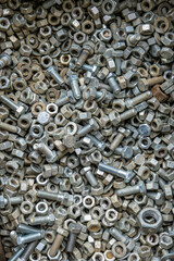 Nuts, bolts, screws, metal products for construction.