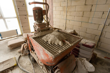 the initial stage of repair. Home repair