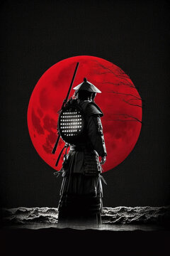 Samurai created with Generative AI Technology	