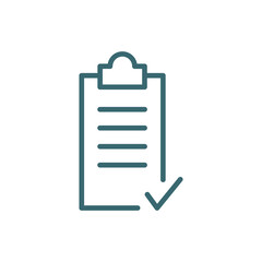 summary icon. Thin line summary icon from technology collection. Outline vector isolated on white background. Editable summary symbol can be used web and mobile