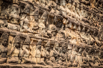 One of the walls of Preah Khan