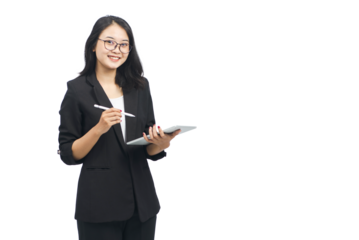 Business Woman Manager Isolated