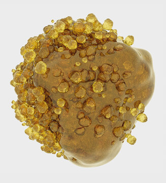 The 3D rendering shows a rocky surface made of an amazing amber-like material. The intricate details of the surface resemble those found in natural amber formations, creating a mesmerizing effect. The