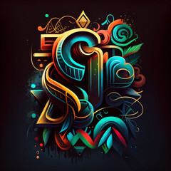 Abstract Colorful Shapes Inspired by Ancient Egypt - Atenvalley.com