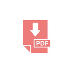 Paper Document Upload Download Icon Template