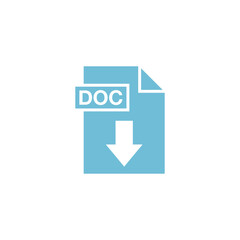 Paper Document Upload Download Icon Template