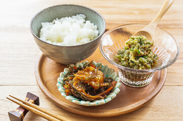 山形のだしと松前漬け