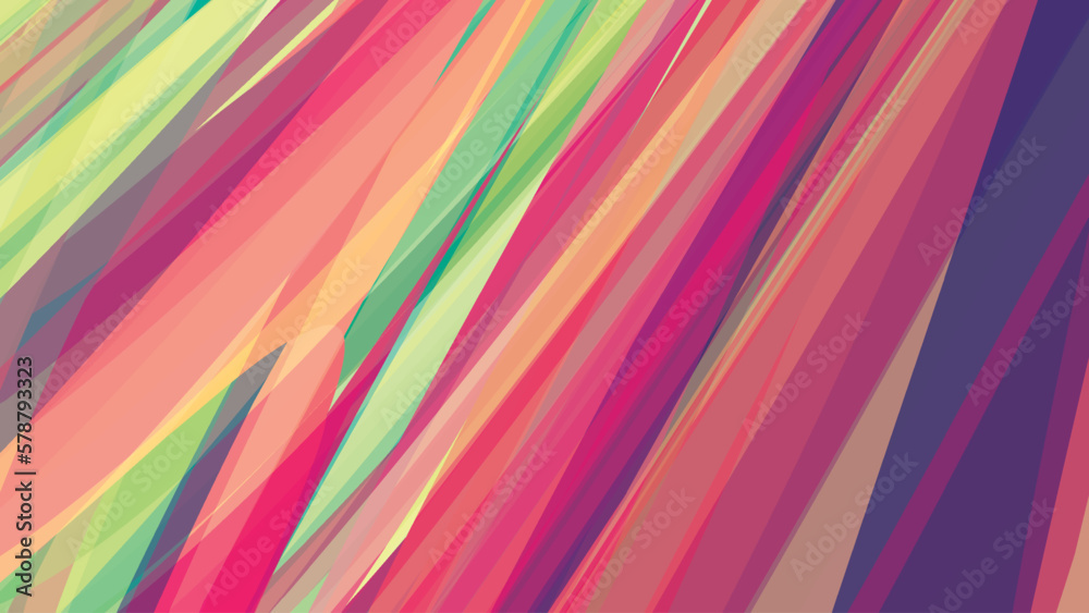 Poster Artistic background with multicolor stripes. Vector graphic pattern