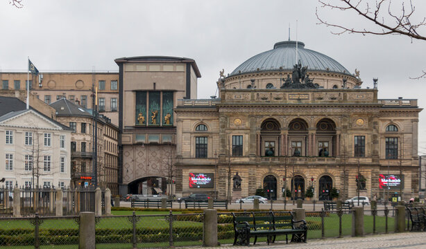 Copenhagen, Denmark - 12 Dec 2020: Royal Danish Theater in Copenhagen
