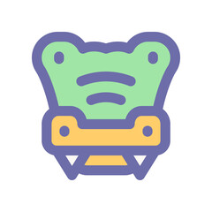 crocodile icon for your website design, logo, app, UI. 