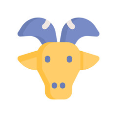 goat icon for your website design, logo, app, UI. 