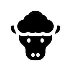 sheep icon for your website design, logo, app, UI. 