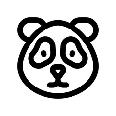 panda icon for your website design, logo, app, UI. 