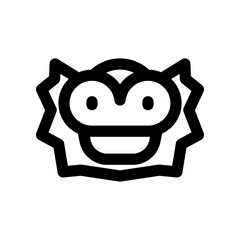 bearded dragon icon for your website design, logo, app, UI. 