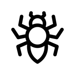 spider icon for your website design, logo, app, UI. 