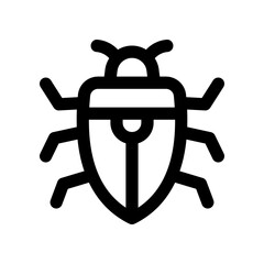 beetle icon for your website design, logo, app, UI. 