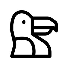 toucan icon for your website design, logo, app, UI. 