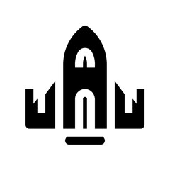 space shuttle icon for your website, mobile, presentation, and logo design.