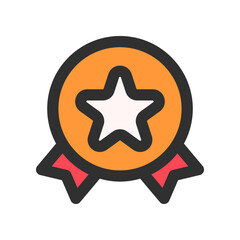 medal icon for your website design, logo, app, UI. 