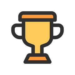 trophy icon for your website design, logo, app, UI. 
