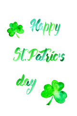 Happy Saint Patrick's Day greeting card