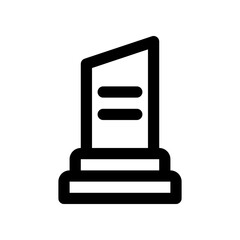 trophy icon for your website design, logo, app, UI. 