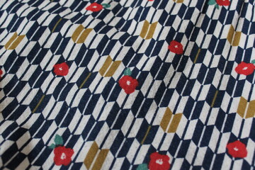 Fototapeta premium Mixed color arrow pattern cotton fabric