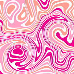 ABSTRACT ILLUSTRATION  LIQUIFY PSYCHEDELIC COLORFUL DESIGN. OPTICAL ILLUSION BACKGROUND VECTOR DESIGN