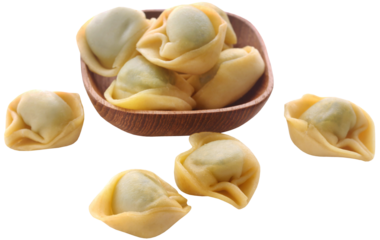 Italian Tortelloni made of spinach