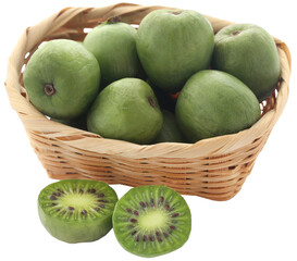 Actinidia arguta known as baby kiwi