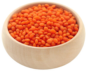 Pile of some fresh lentil