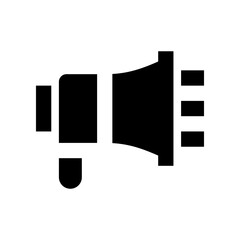 megaphone icon for your website design, logo, app, UI. 