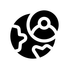 earth icon for your website, mobile, presentation, and logo design.