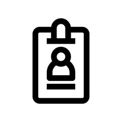 id card icon for your website, mobile, presentation, and logo design.