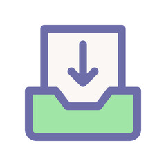 inbox icon for your website design, logo, app, UI. 