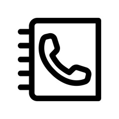 phone book icon for your website design, logo, app, UI. 