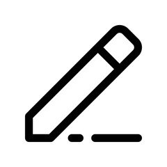 pencil icon for your website design, logo, app, UI. 