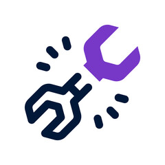 wrench icon for your website, mobile, presentation, and logo design.