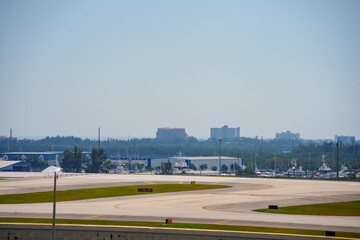 Fototapeta na wymiar Image of airport runways