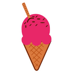 ice cream cone icon PNG image with transparent background