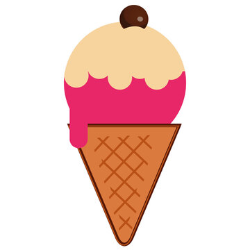 ice cream cone icon PNG image with transparent background