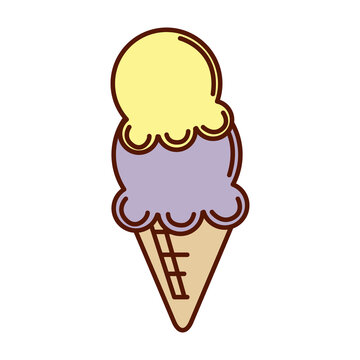 ice cream cone icon PNG image with transparent background