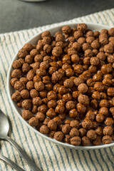 Healthy Sweet Chocolate Puff Cereal