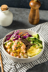 Homemade Asian Sesame Salmon Bowl
