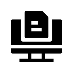 computer icon for your website design, logo, app, UI. 