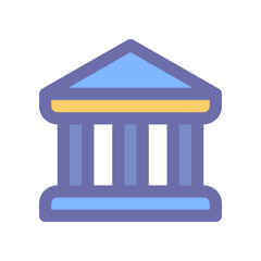 bank icon for your website design, logo, app, UI. 