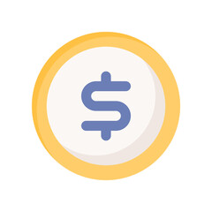 dollar icon for your website design, logo, app, UI. 