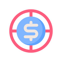 target icon for your website design, logo, app, UI. 