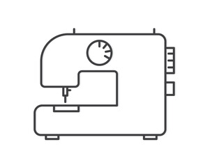 sewing machine icon- vector illustration